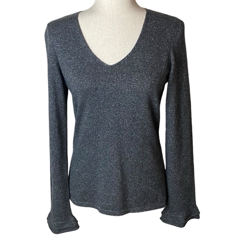 Ann Taylor cashmere sweater sparkly size S‎ holiday event party